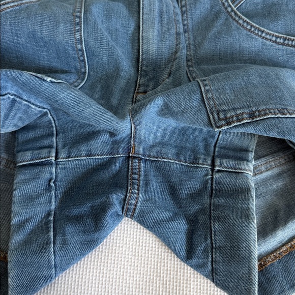 Madewell Cuffed Blue Denim Patch-Pocket Shorts Shirt 25 - Picture 14 of 14